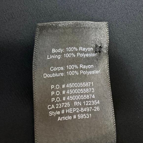 Aritzia Talula Women's Black Sleeveless Halter Cami Camisole Mini Shift Dress S - Picture 4 of 4